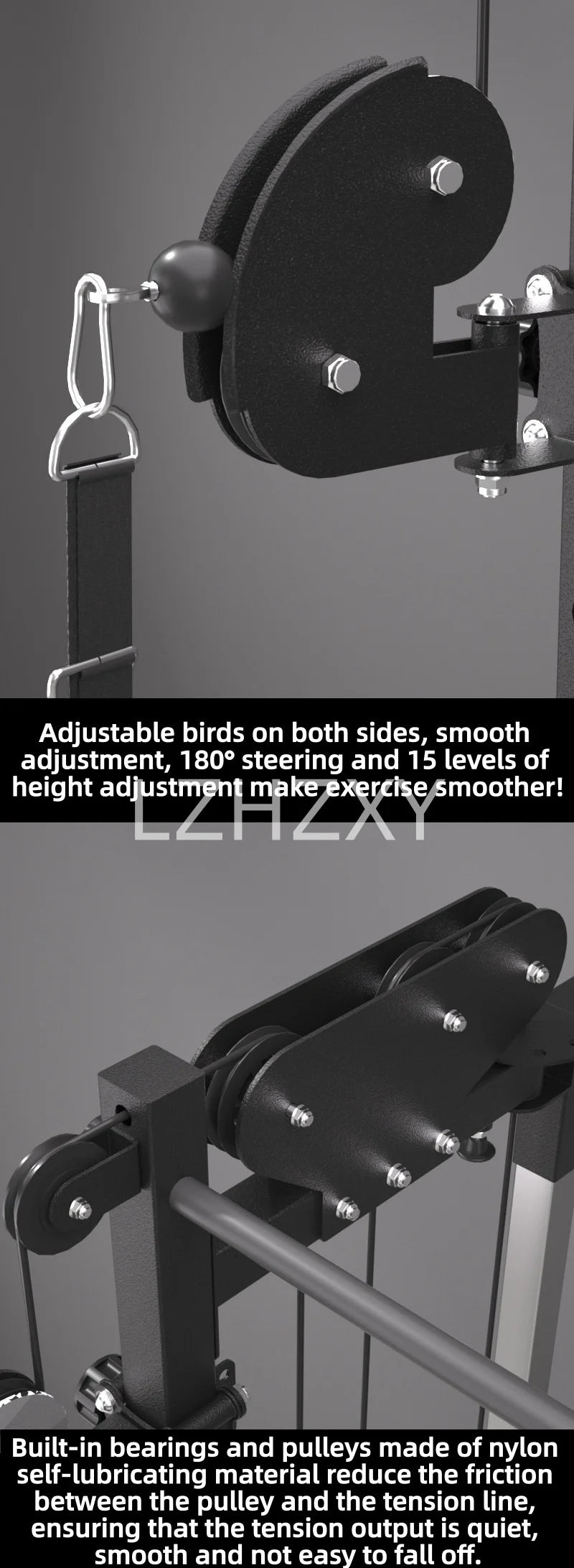 Foldable squat rack wall bird comprehensive trainer free bench press high pull-down Large Fitness Equipment Integrated