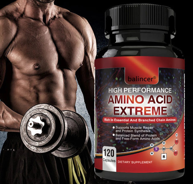 High Performance Amino Acids - Rich in Amino Acids and BCAAs - Muscle Replenishment, Repair and Growth, Workout Supplement