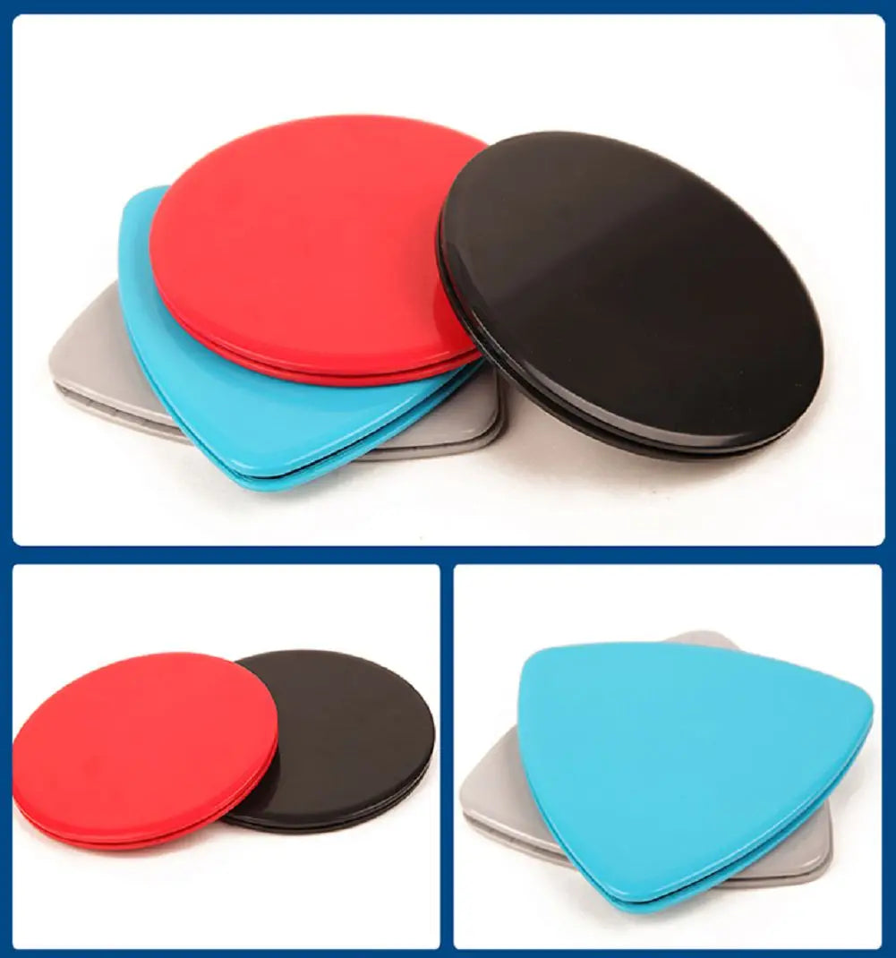 2Pcs Yoga Sliding Discs Fitness Core Training Pads Gym Workout Equipment For Abdominal Body Building Shaping Foot Gliding Disc