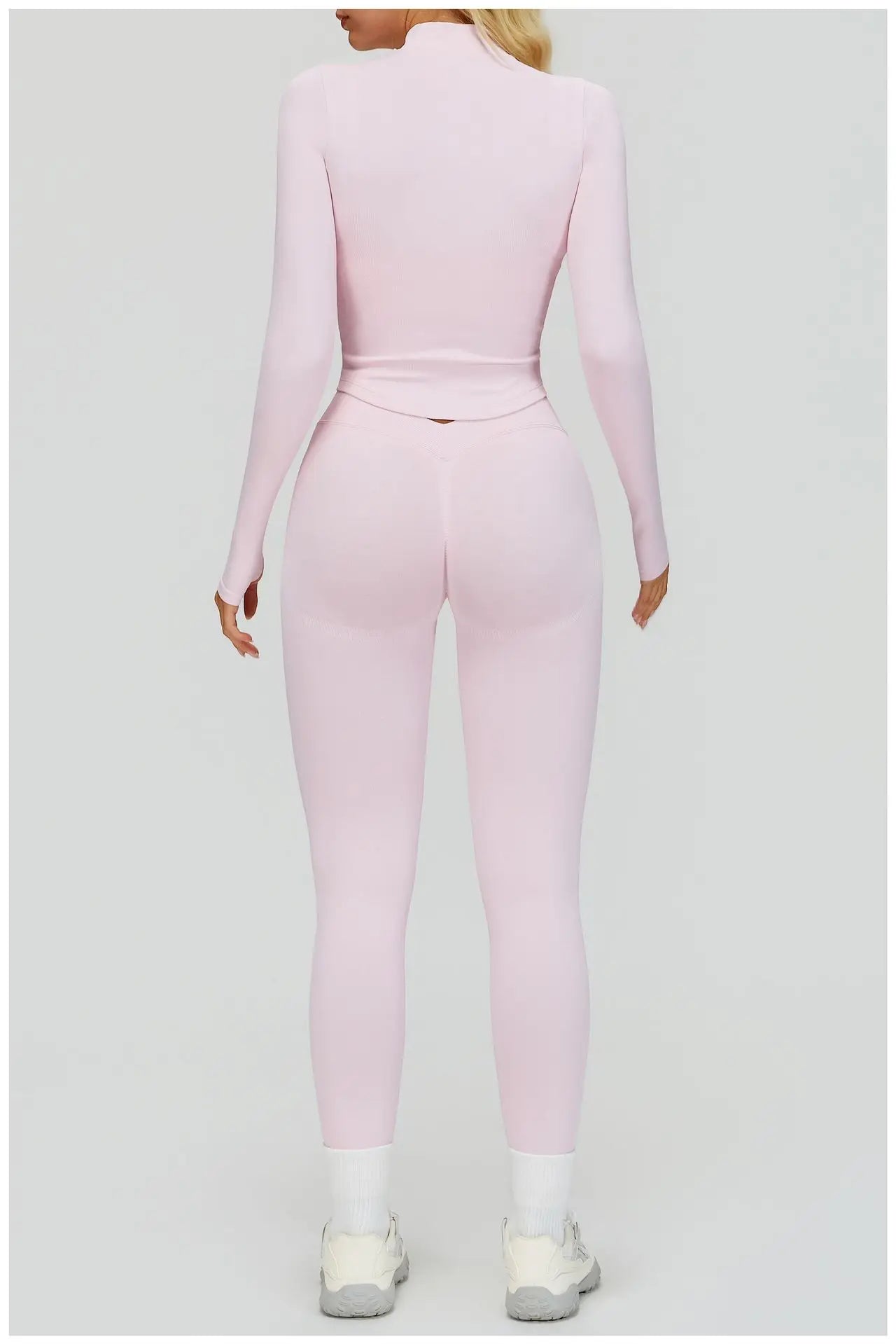 2/3PCS Seamless Yoga Set Gym Workout Suits Athletic Wear Women Legging Fitness Bra Crop Top Long Sleeve Sports Suits Sportswear
