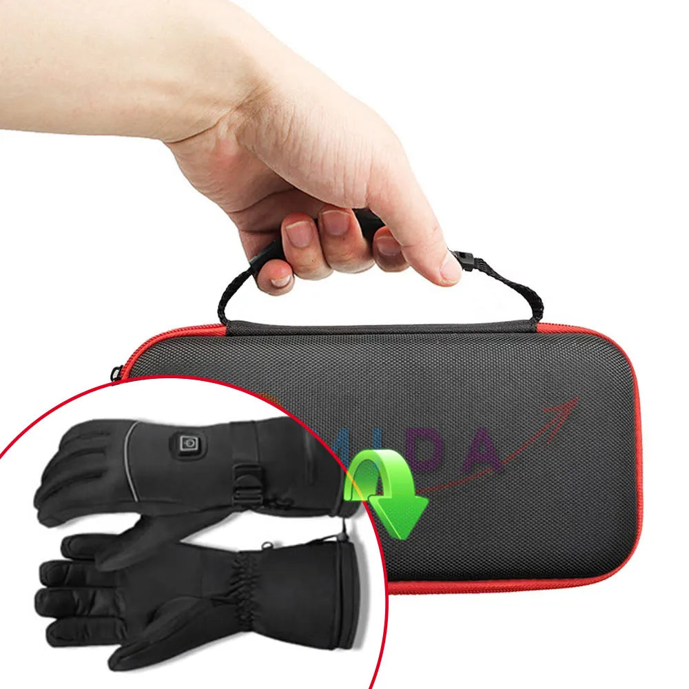 HG08 Outdoor Electric Heating Gloves Waterproof Guantes Touch Screen Li-Polymer Battery Riding Hiking Camping Motorbike Racing