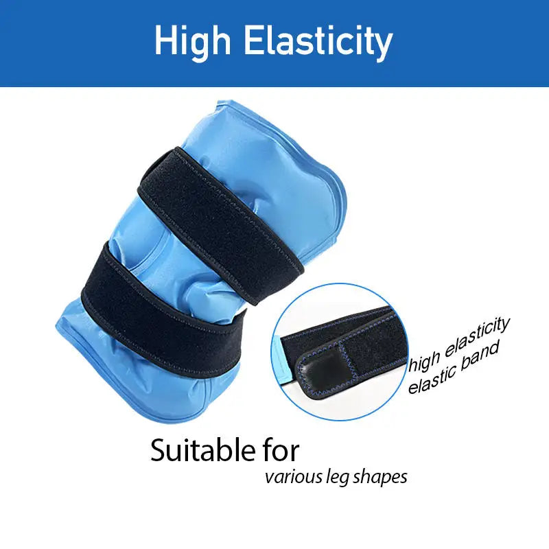 Ice Pack Knee Pain Relief Reusable Gel Ice Wrap Leg Injuries Swelling Knee Replacement Surgery Cold Compress Tool