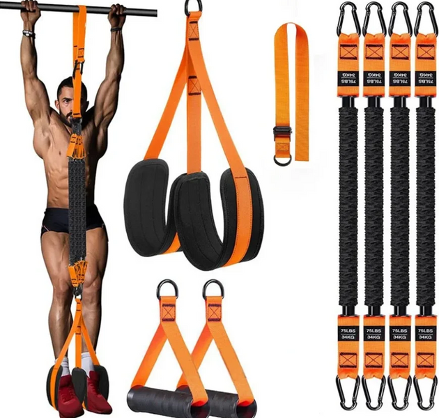 Pull Up Assistance Bands Set Resistance Strap for Pull-ups Assist for Men Women Hanging Training Body Stretching Chin-up Workout