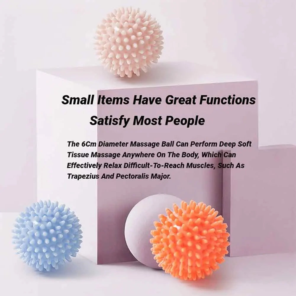 Multiple Colors Massage Ball Massager Spiky Deep Tissue Trigger Point Muscle Recovery Pain Relief Durable Hedgehog Fascia Ball
