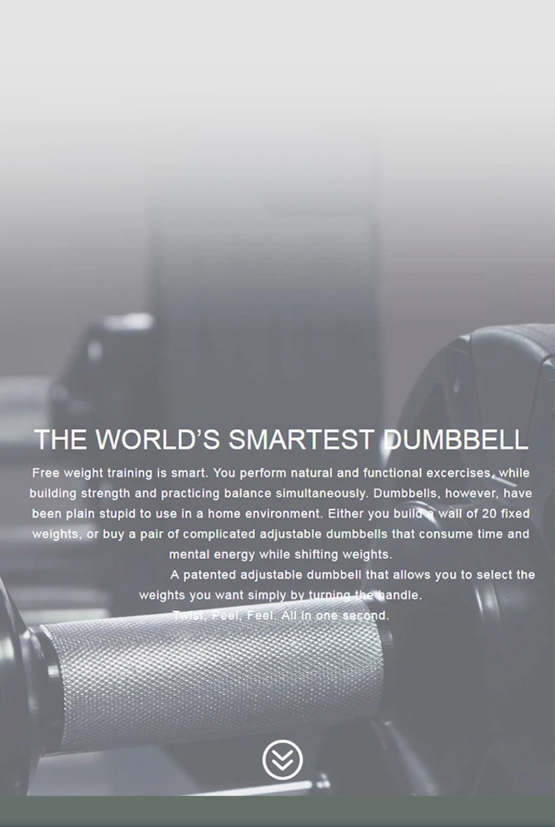 Adjustable Round Dumbbell Set, Second Generation, 2kg Increase, 24kg, 36kg, Fitness, Newly Upgraded