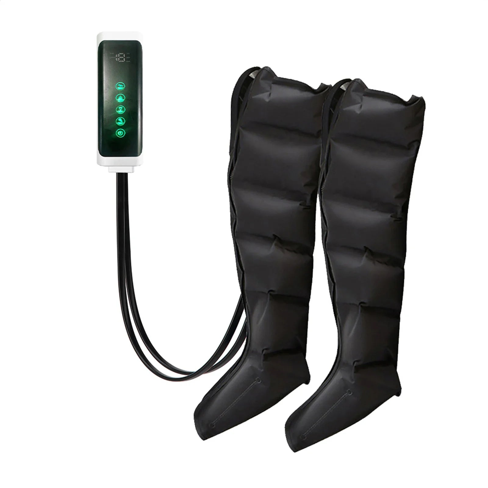 Air Compression Leg Massage 6 Airbag Pneumatic Boots Used for Circulation and Leg Muscle Relaxation to Relieve Varicos Veins NEW