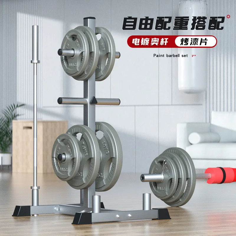 Competition Plates Gym Home Fitness Weights Dumbbell Barbell 50kg 60kg 80kg Cast Lron Weight Plates Set