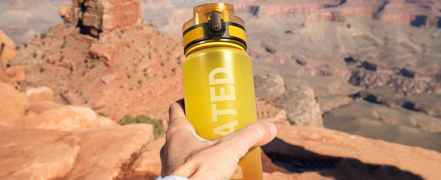 32oz Water Bottle Motivational Sport Water Bottle Leakproof Drinking Bottles Outdoor Sports Travel Kettle Drinking Water Bottle