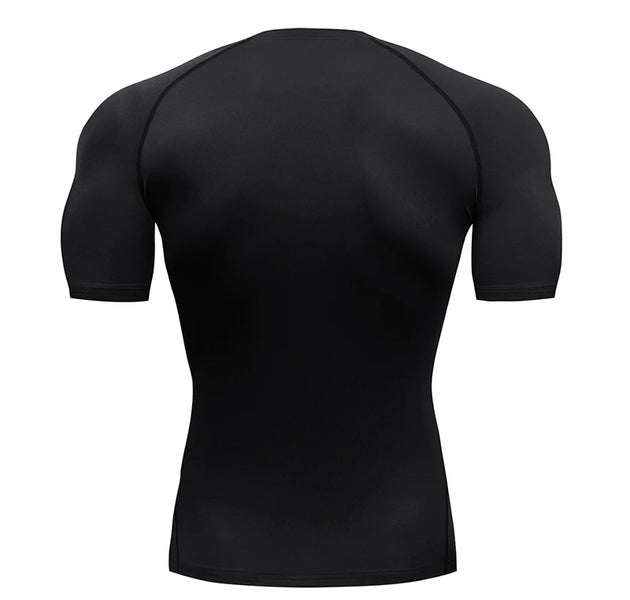 2024 Compression T Shirt Men Short Sleeve Sport Tees Fitness Running Sportsear Men Gym Elastic Quick Dry Jogging T-shirt Tops