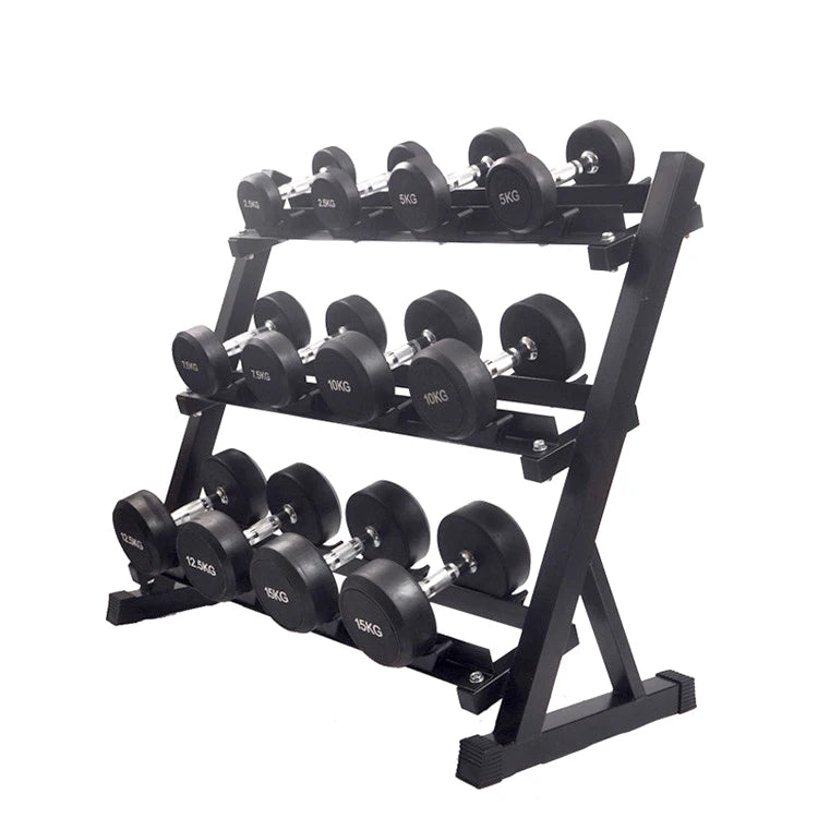 Steel Barbell & Dumbbell Rack Commercial Strength Training Storage