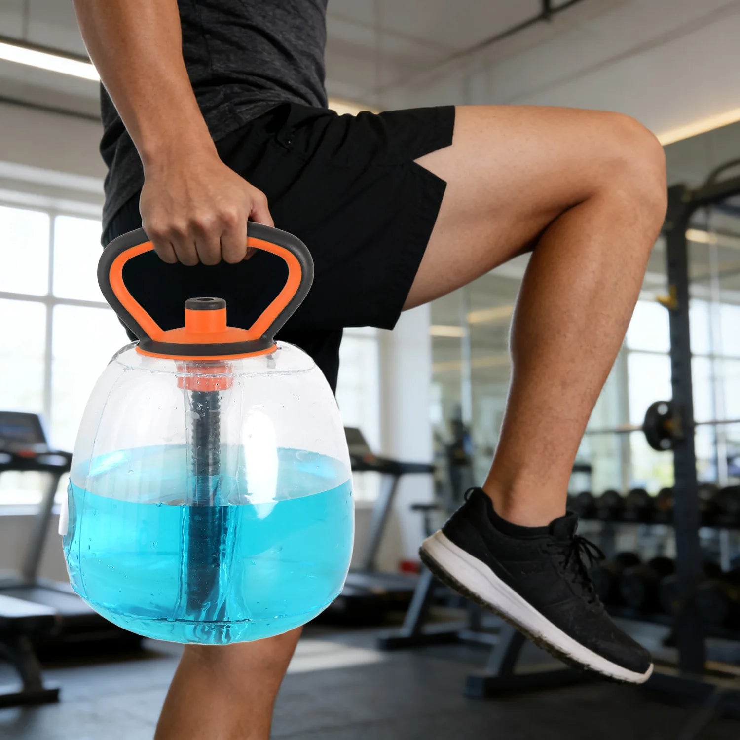 PVC Water Kettlebell for Men Women Arm Lifting Fitness Equipment