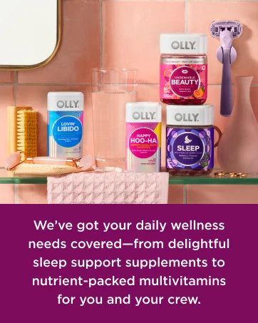 OLLY Women's Multivitamin Gummy, Vitamins A, D, C, E, Biotin, Folic Acid, Adult Chewable Vitamin, Berry Flavor, 45 Day Supply