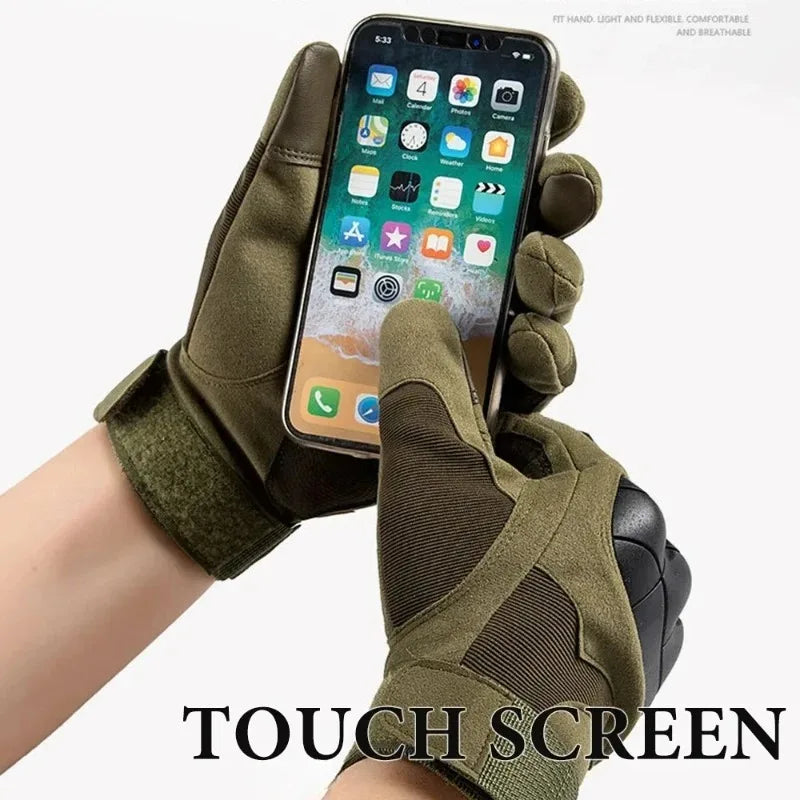 Motorcycle Camping Cycing Hiking Rock Climbing Tactical Gloves Touch Design Fitness Protection Sports Hunting Gloves