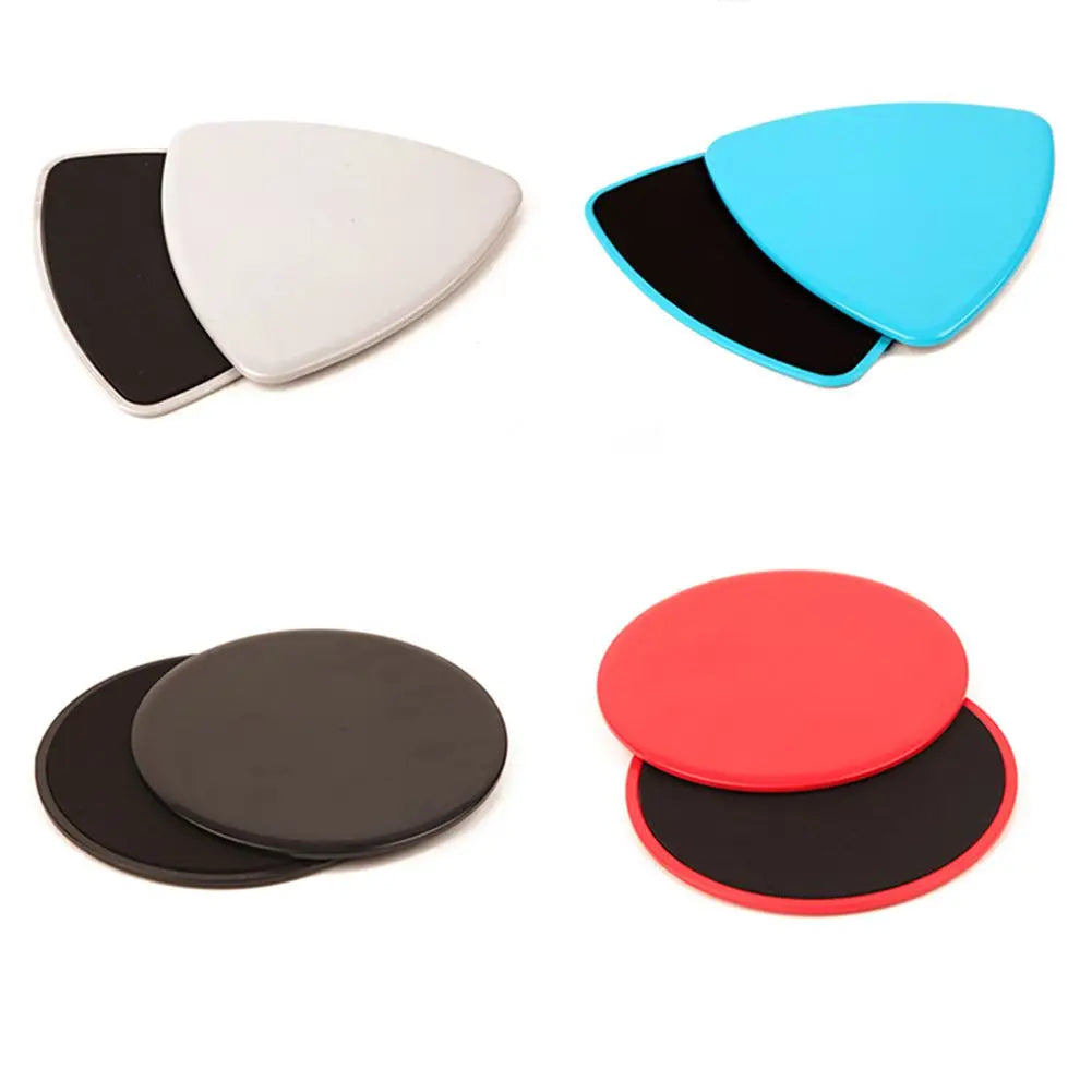 2Pcs Yoga Sliding Discs Fitness Core Training Pads Gym Workout Equipment For Abdominal Body Building Shaping Foot Gliding Disc