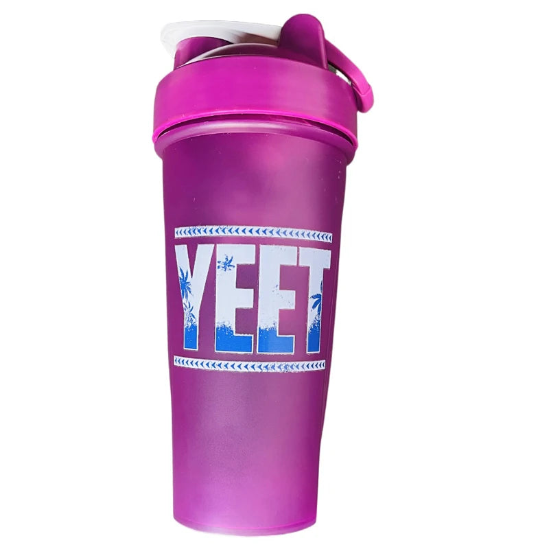 Jey Uso YEET Shaker Bottle Blue Orange 26oz 750ml Bloodline USOS Protein Shake Cup Sports Fitness Water Bottle