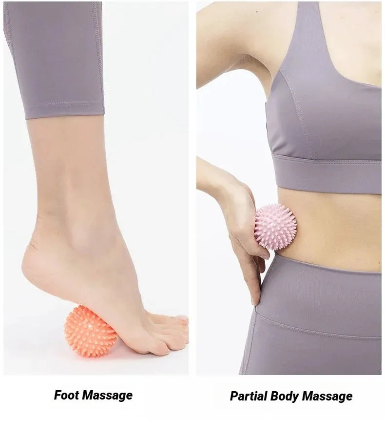 2/4/6Pcs Sport Massage Ball Massager Spiky Deep Tissue Trigger Point Muscle Recovery Pain Relief Durable Hedgehog