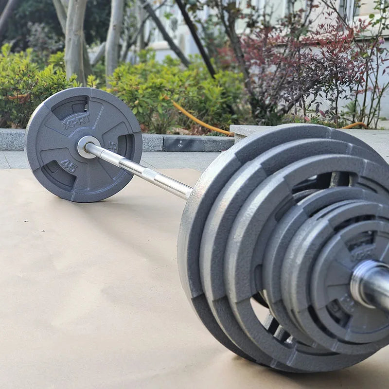 Competition Plates Gym Home Fitness Weights Dumbbell Barbell 50kg 60kg 80kg Cast Lron Weight Plates Set