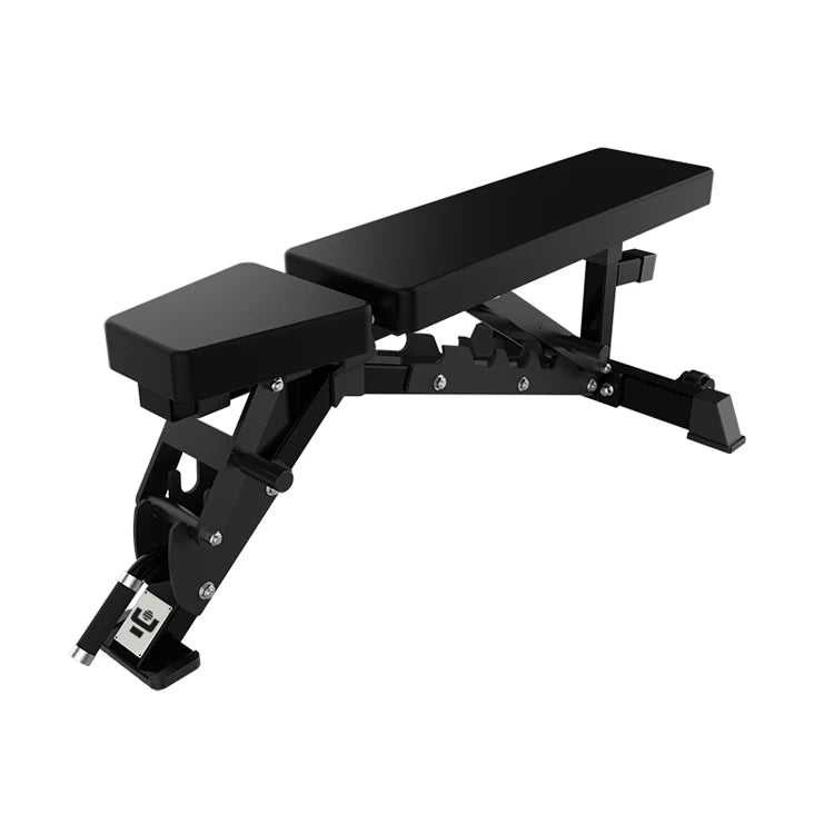 Commercial Stainless Steel Adjustable Weight Dumbbell Bench for Back & Triceps Training-Universal Gym Equipment