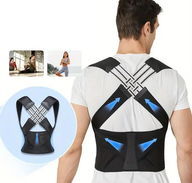 Back Brace Posture Corrector for Women & Men Back Lumbar Support Shoulder Posture Support for Improve Posture & Back Pain Relief
