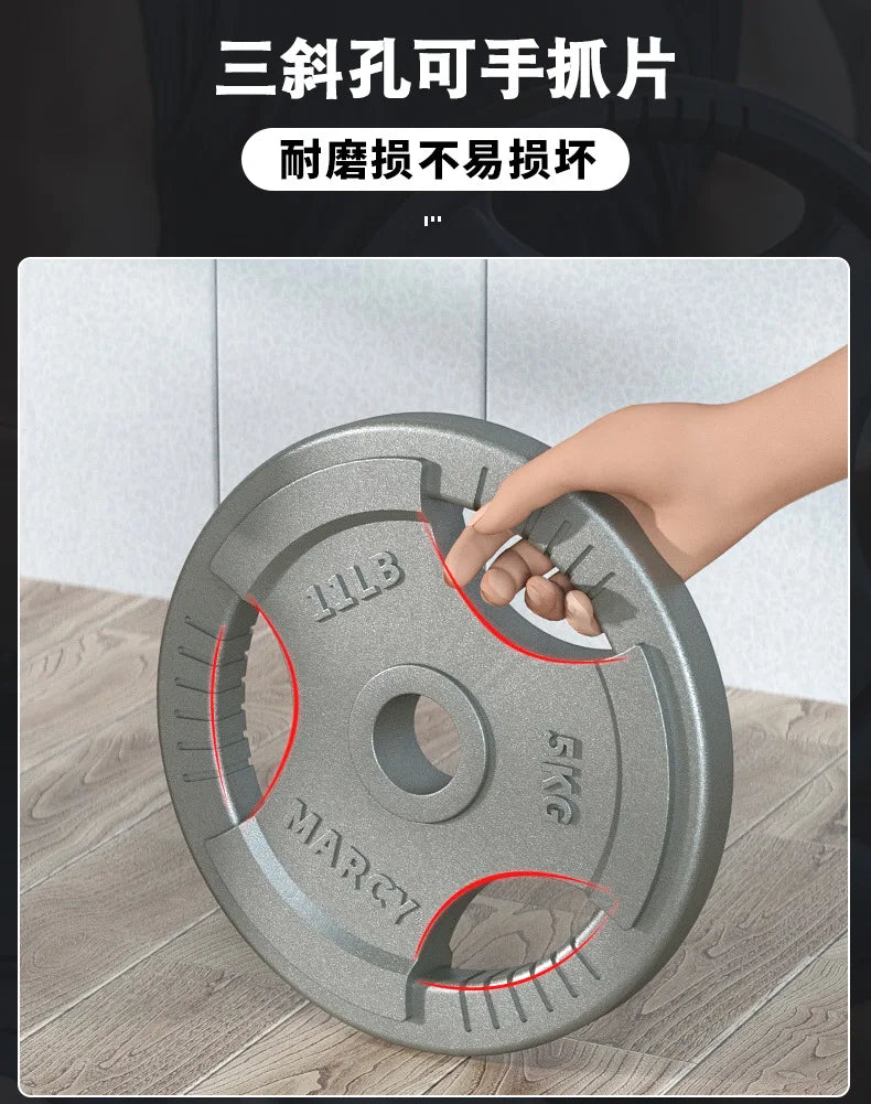 Competition Plates Gym Home Fitness Weights Dumbbell Barbell 50kg 60kg 80kg Cast Lron Weight Plates Set