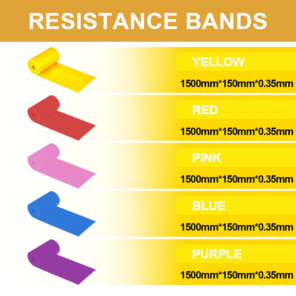 Resistance Bands for Working Out,Free Elastic and Exercise Bands Set for Suitable for Rehab, Yoga, Pilates, Gym, Home Exercise
