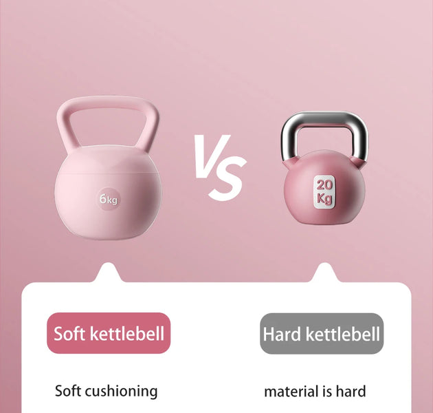 Soft Kettlebells with Impact-Resistant Base Anti-Slip, Wide-Grip Training Kettlebell Sets  for Home Workouts Weightlifting