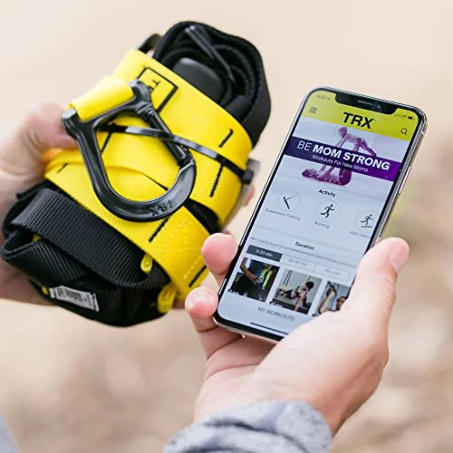 TRX GO Suspension Trainer At Home Portable Gym Workout For Strength Training Full Body Exercise Equipment