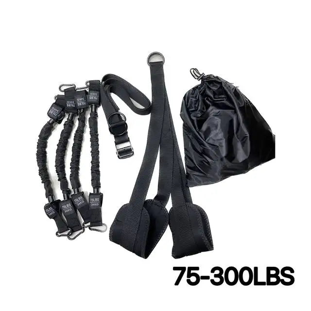 Assisted Belt Pull Up Bands 75-300 LBS  Multifunctional Assist Belt Strength Training Fitness Tools High Intensity Pull Up Band
