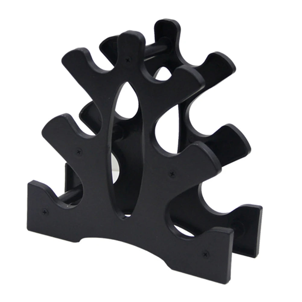 Weight Storage Organizer 3 Tier Dumbbell Holder Compact Dumbbell Rack Stand Only Small for Home Gym Organization
