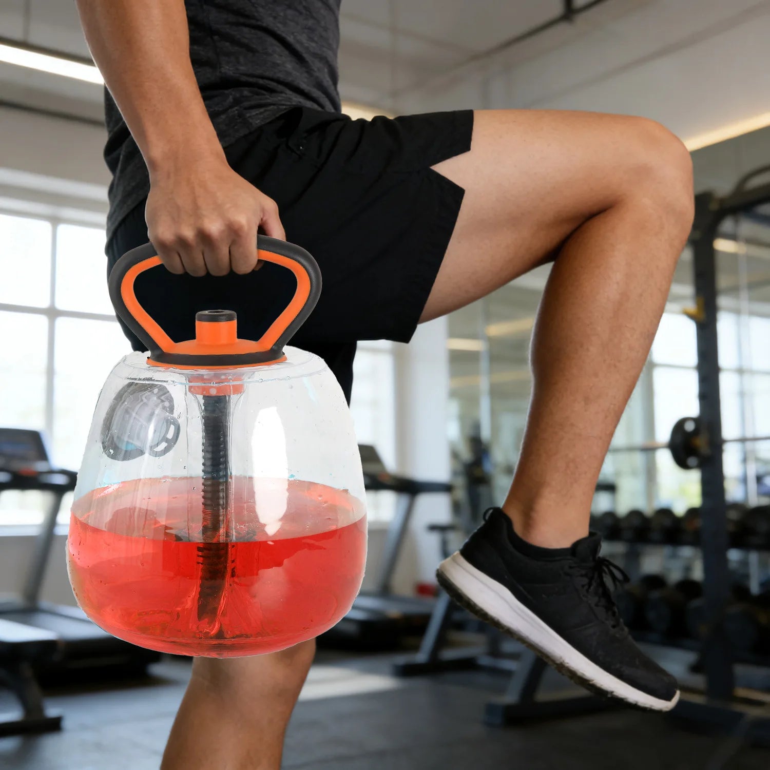 PVC Water Kettlebell for Men Women Arm Lifting Fitness Equipment