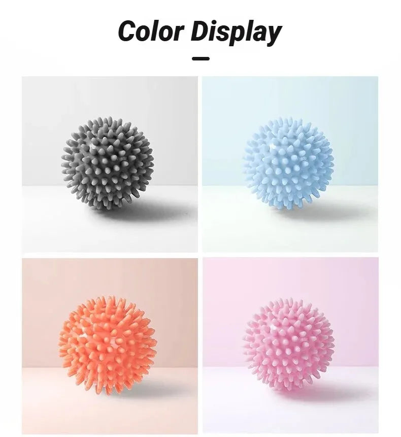2/4/6Pcs Sport Massage Ball Massager Spiky Deep Tissue Trigger Point Muscle Recovery Pain Relief Durable Hedgehog