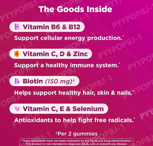 OLLY Women's Multivitamin Gummy, Vitamins A, D, C, E, Biotin, Folic Acid, Adult Chewable Vitamin, Berry Flavor, 45 Day Supply