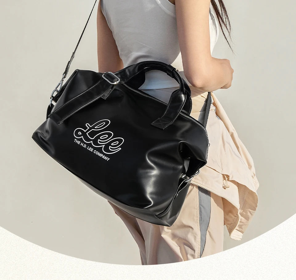 LEE Waterproof Ladies Weekend Travel Bag Women Medium Size Overnight Luggage Duffel Bag High Quality Gym Fitness Handbag School