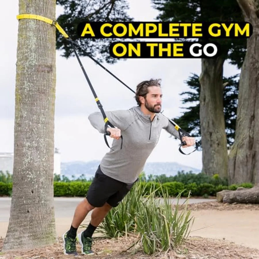 TRX GO Suspension Trainer At Home Portable Gym Workout For Strength Training Full Body Exercise Equipment