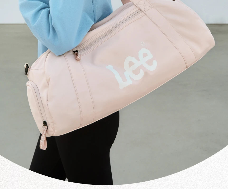 LEE Waterproof Sports Fitness Gym Bag Women Men Large Capacity Yoga Shoe Compartment Dry Pocket Luggage Travel Bag