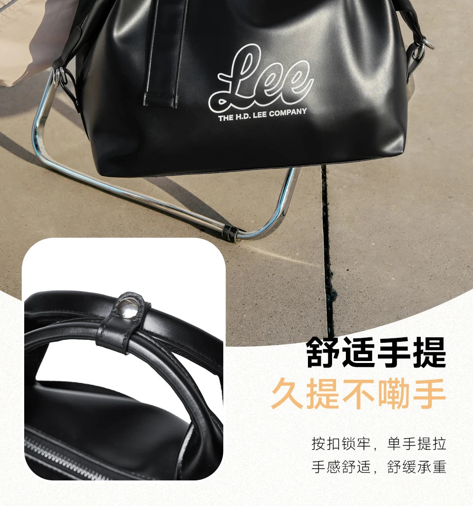 LEE Waterproof Ladies Weekend Travel Bag Women Medium Size Overnight Luggage Duffel Bag High Quality Gym Fitness Handbag School