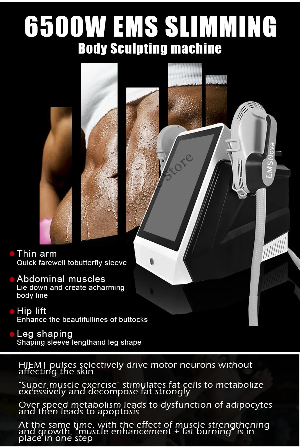 EMSZERO Portable Ems Machines Full Body Sculpting Device MuscleStimulator Slimming Professional Zero RF NEO NOVA Shaping