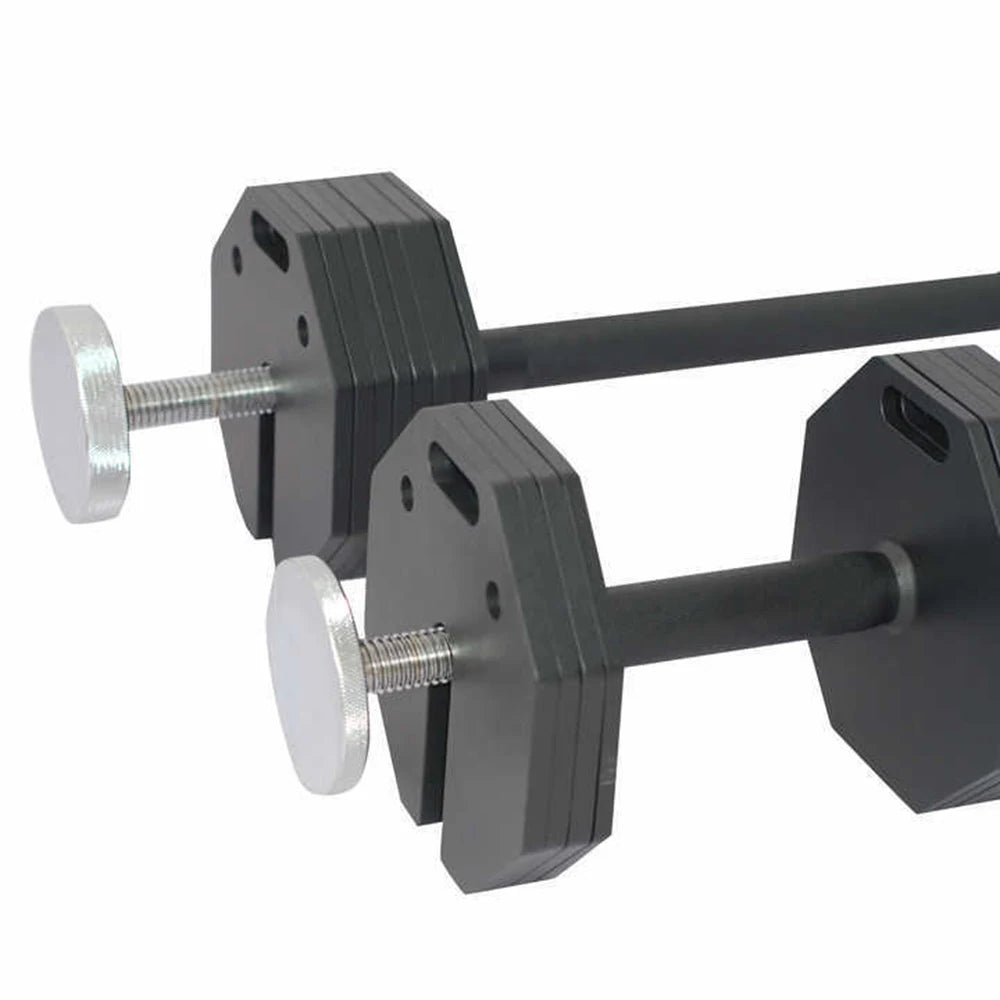 New hot selling plug-in adjustable dumbbell, detachable multifunctional octagonal dumbbell, 2kg incremental dumbbells