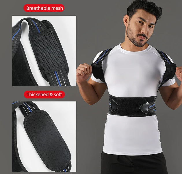 VBOSi Adjustable Back Support Posture Corrector for Men And Women