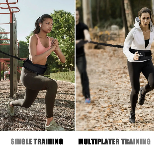 Resistance Bungee Band for Running Training Speed Strength Agility Workout Equipment for Athletes Basketball Football