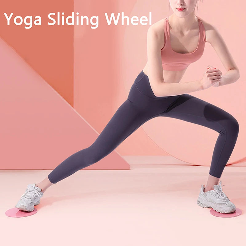 1Pair Abdominal Exercise Sliding Plate Pilates Fitness Core Sliders Yoga Gym Discs Slider Body Muscle Training Equipment