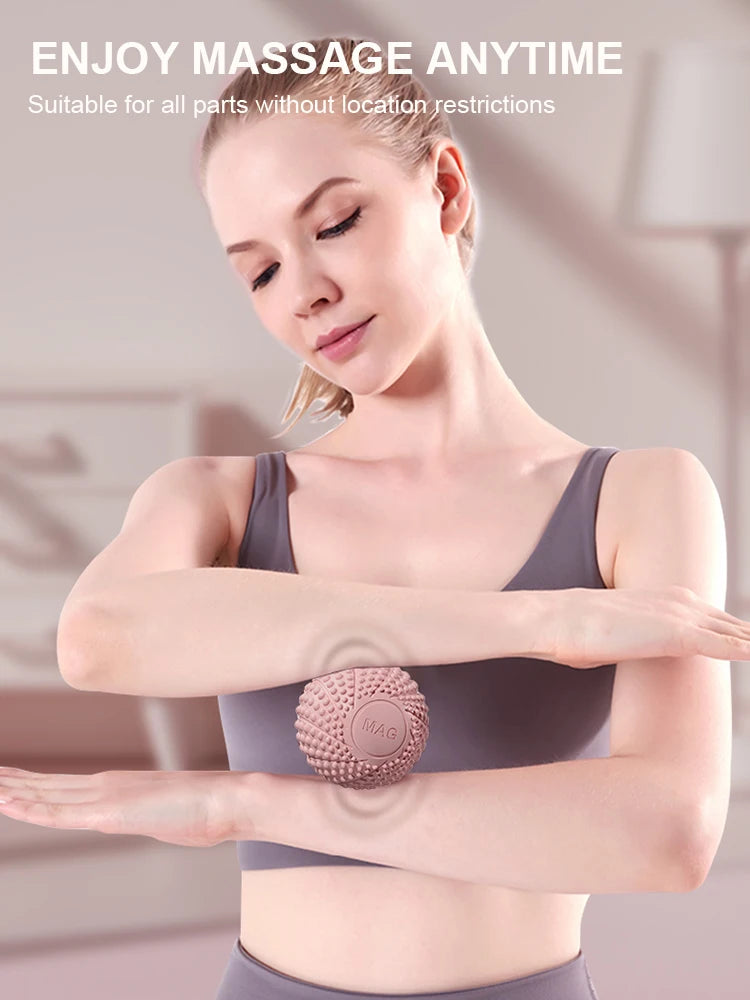 7cm Hand Magnetic Therapy Spiky Hand Foot Massage Ball Relax Body Reduce Pressure Pocket Massager Health Care Tool