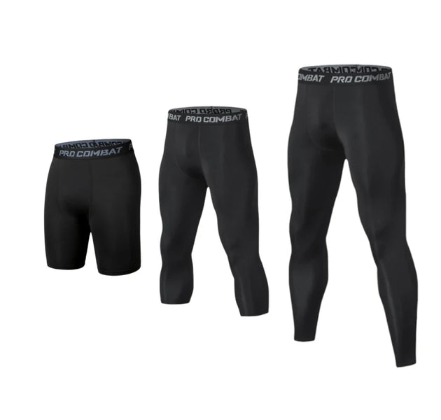 Mens Compression Pants Tights Cool Dry Leggings Sports Baselayer Running Tights Athletic Workout Active Shorts
