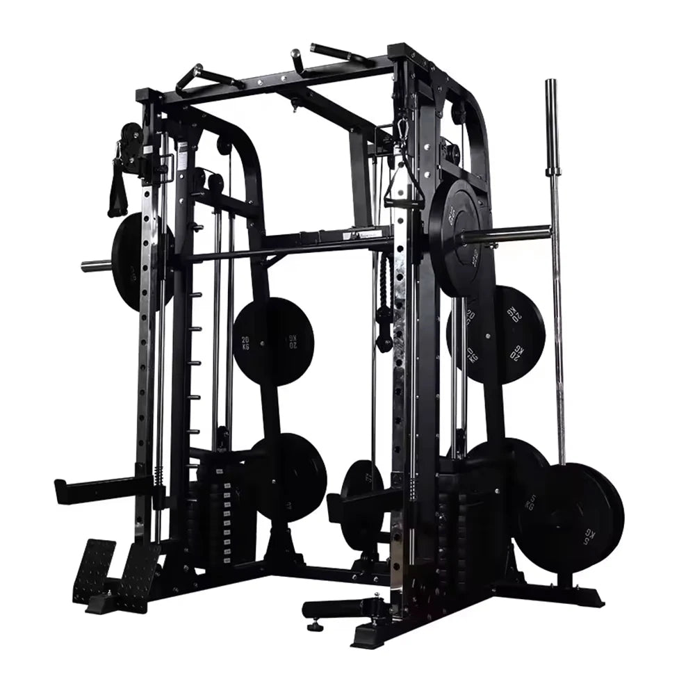 Custom-designed New Model Wholesale Price Commercial Multi-Function Fitness Equipment Smith Machine Squat Rack Multi-Gym