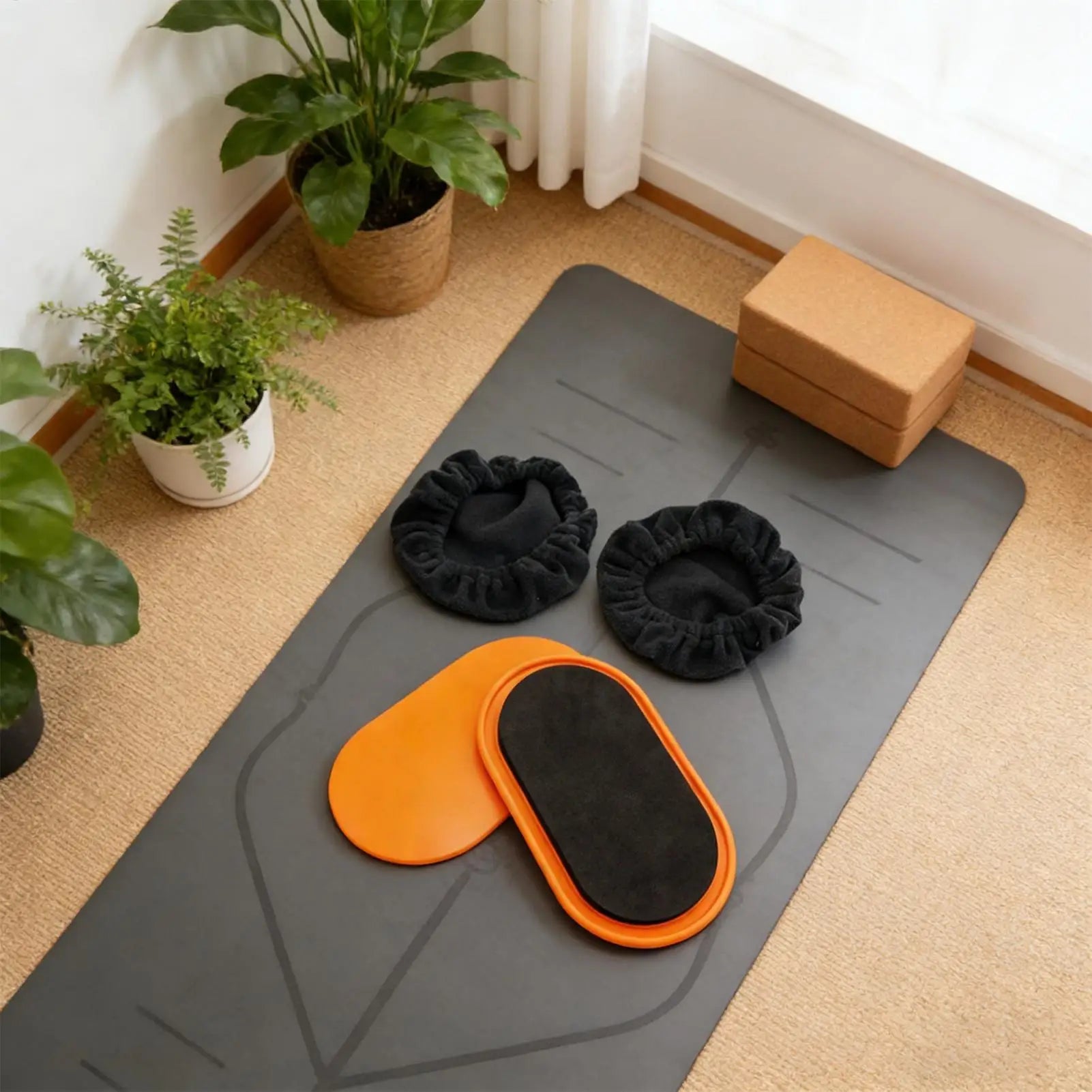 Core Sliders Oval Shape Fitness Sliding Equipment Exercise Sliders For Women Men Home Bedroom Floor Gym Indoor Daily Routine