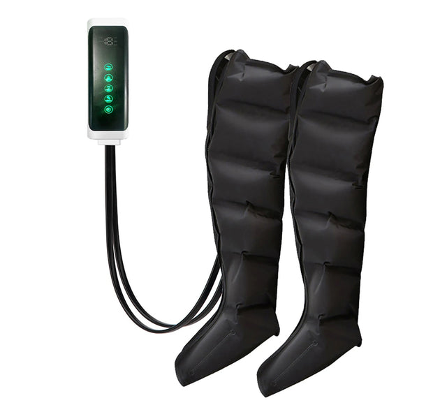 Air Compression Leg Massage 6 Airbag Pneumatic Boots Used for Circulation and Leg Muscle Relaxation to Relieve Varicos Veins