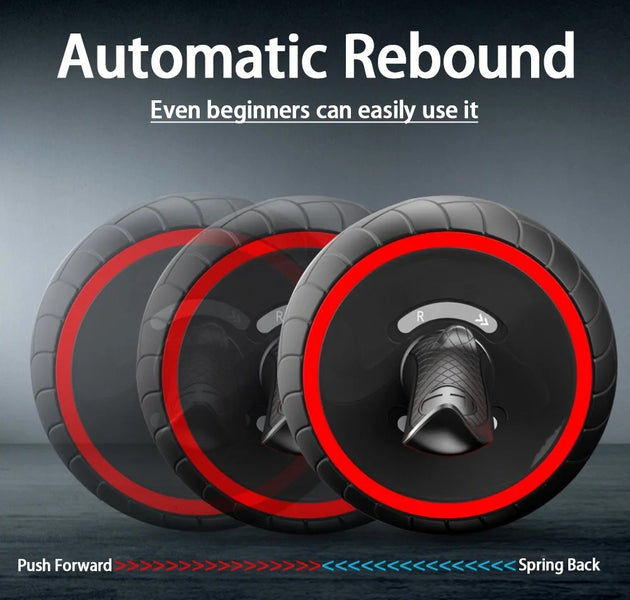 Fitness Rebound Abdominal Wheel Home Use Push Wheel Roller for Male And Female Shaping Abdominal Training Equipment