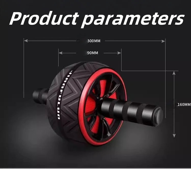 UniversalSports Fitness Abs Roller for Men and Women Silent Abdominal Wheel for Core Strength Toning Slimming Home Gym Equipment