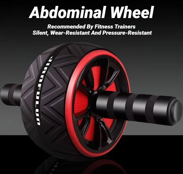 Ab Roller Wheel For Abs Core Workout Non-Slip Home Gym Fitness Equipment Men Women Abdominal Training Exercise
