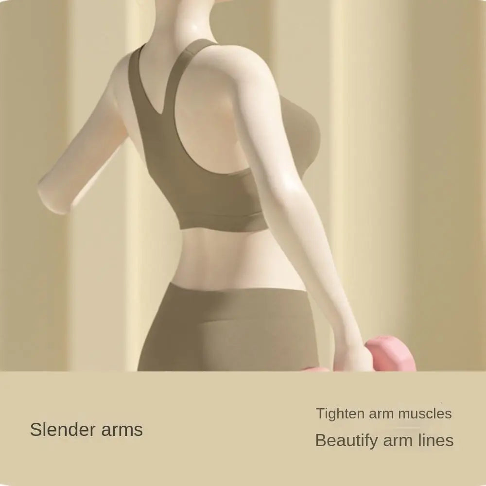1PC New 1kg Fitness Dumbbell Set PVC Non-Slip Kettlebell Waterproof Anti-Roll Small Dumbbell Home Equipment